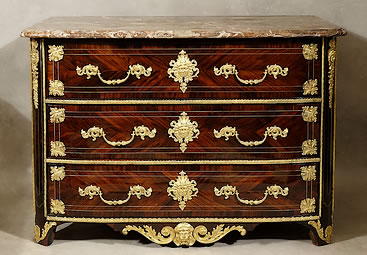 Commode Louis XIV d'apparat en palissandre de François Lieutaud